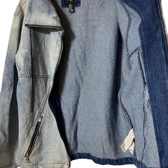 Forever 21 Denim Jacket Men Size Medium - Picture 3 of 12